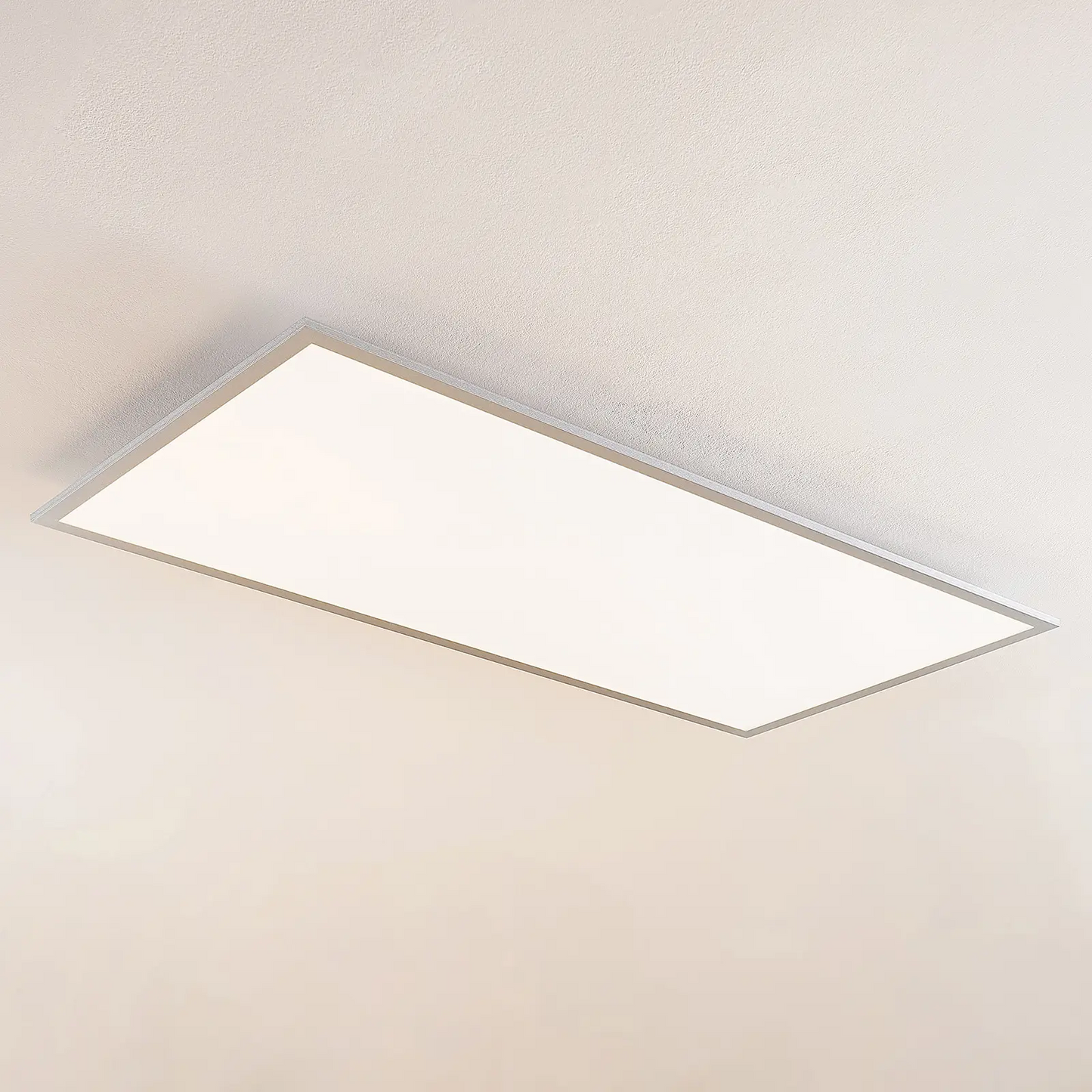 Lindby Zento LED panelė, CCT, nuotolinio valdymo pultelis, pritemdymas.
