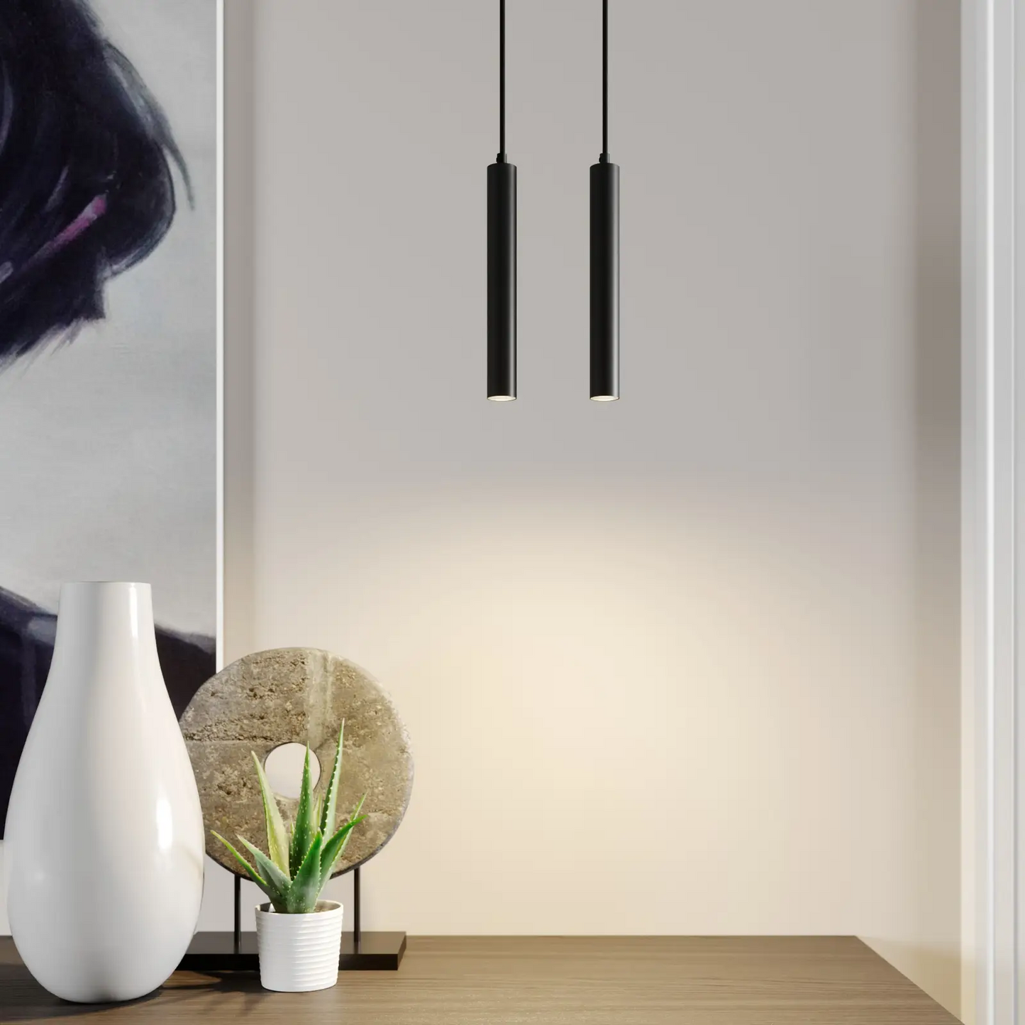Archchio Franka LED pakabinamas šviestuvas, 2 liepsnos