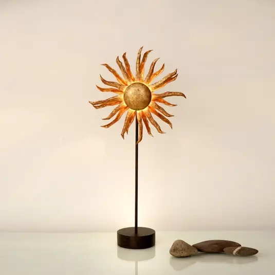 Auksinis LED stalinis šviestuvas