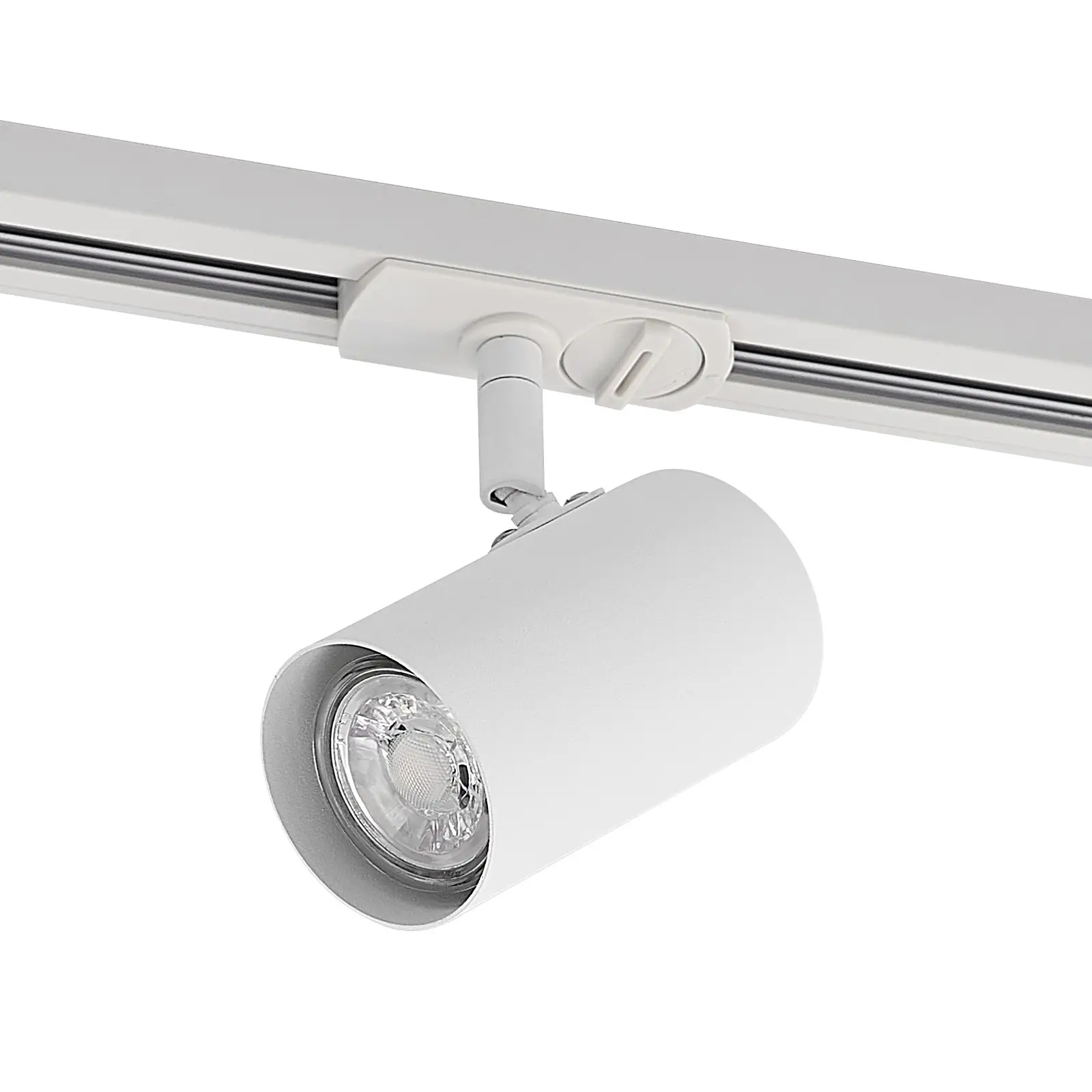 Lindby Ties LED bėgių lemputė, 1 fazė, balta