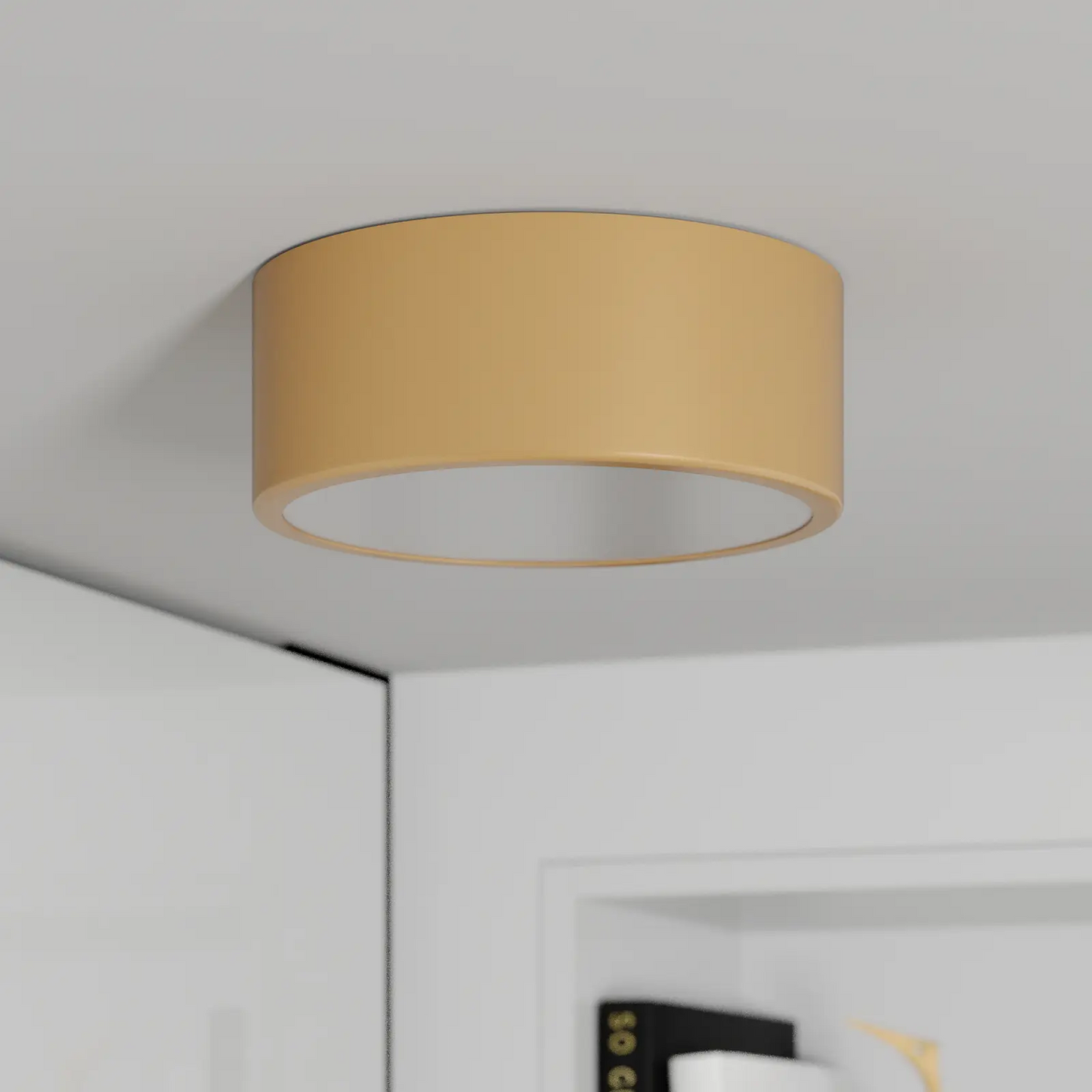 Cleo lubinis šviestuvas, Ø 20 cm, auksinis