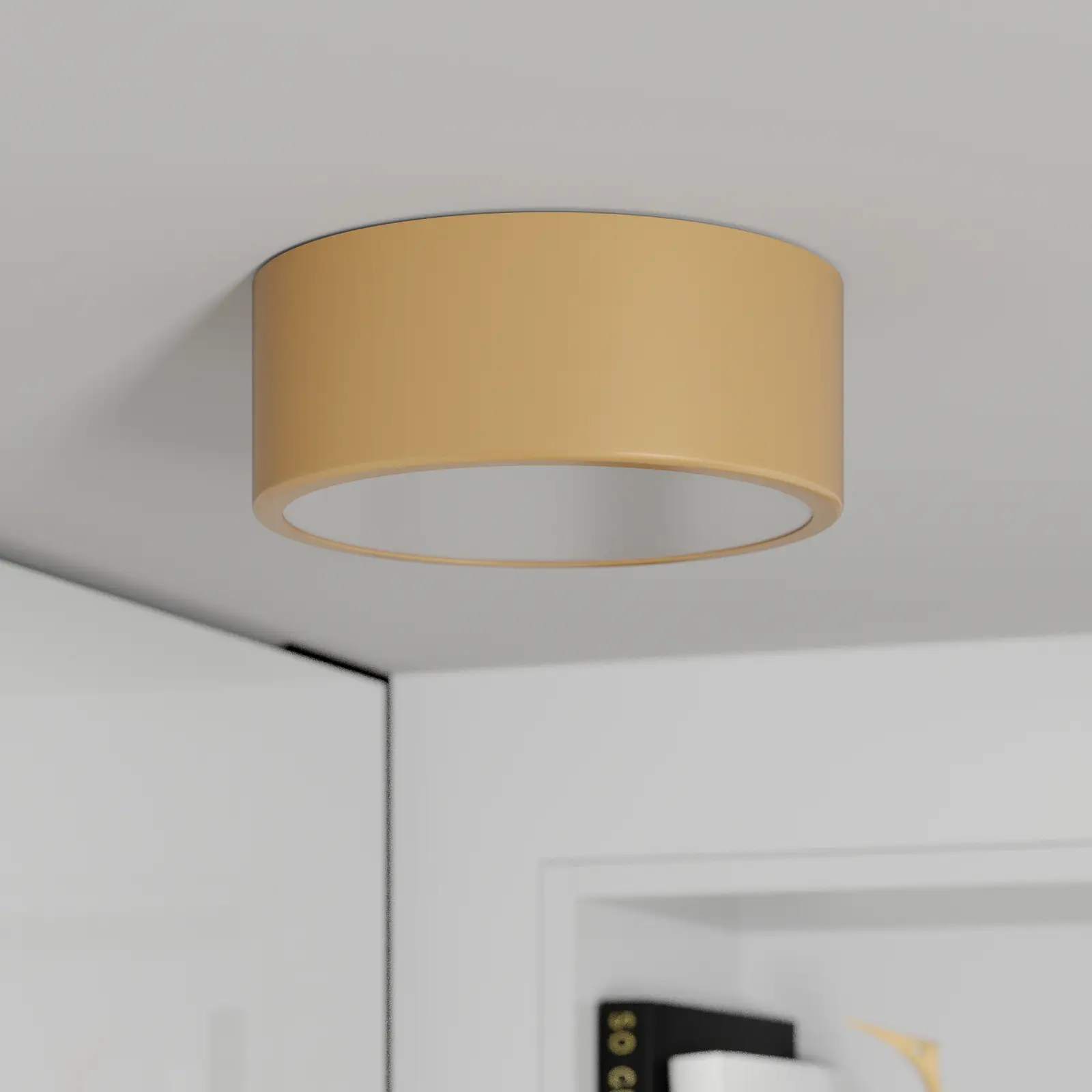 Cleo lubinis šviestuvas, Ø 20 cm, auksinis