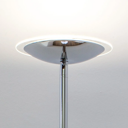 Puikus chromuotas LED aukštyn šviestuvas Malea