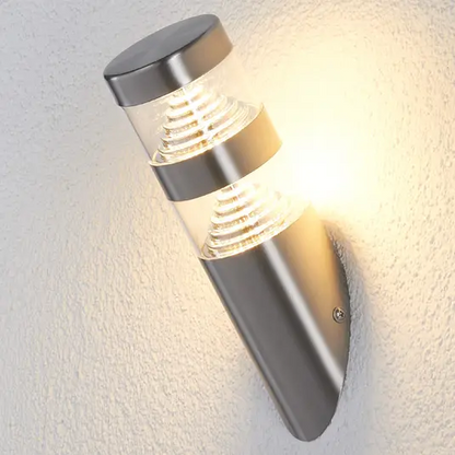 LED nerūdijančio plieno lauko sieninis šviestuvas Lanea oblique
