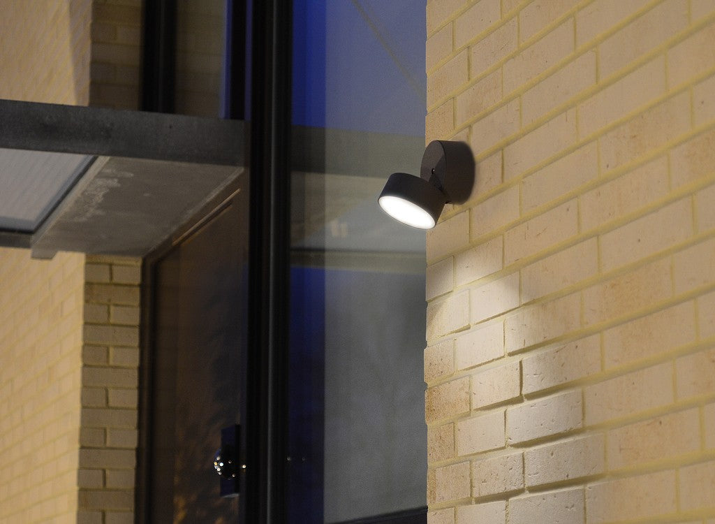 Lutec Trumpet 11w LED reguliuojamas išorinis sieninis šviestuvas