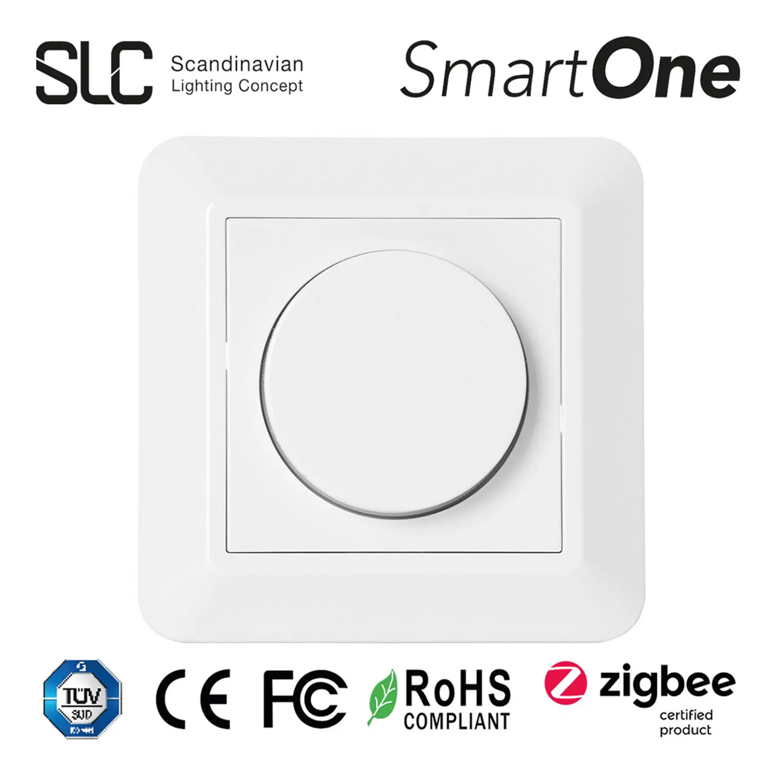 SLC SmartOne kintamosios srovės sieninis reguliatorius 300W Zigbee