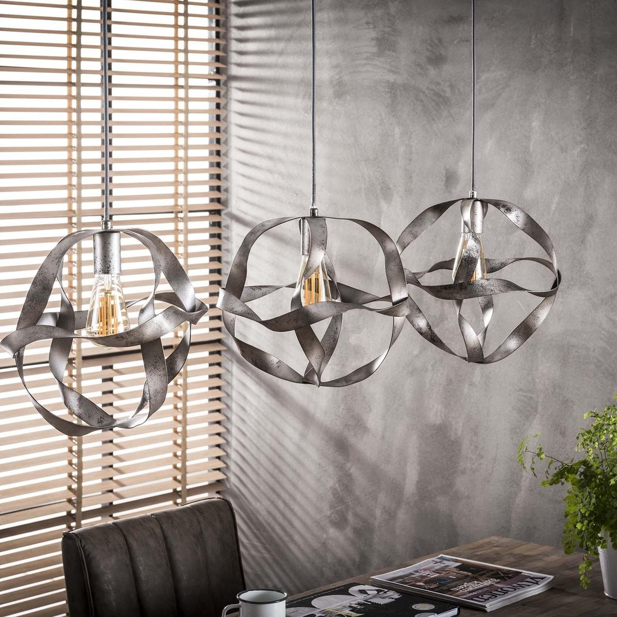 LifestyleFurn Pakabinamas šviestuvas 'Laurence' 3 lempų
