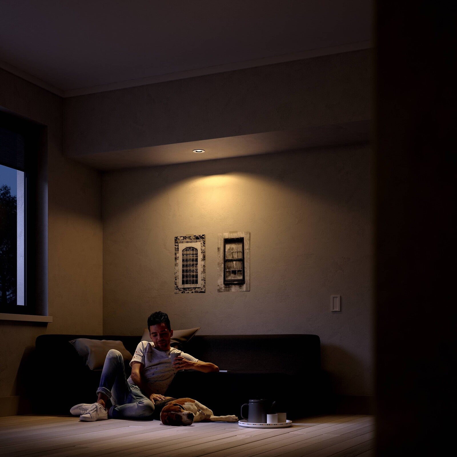 „Philips Lighting Hue“ įleidžiamas LED šviestuvas 5041131P9