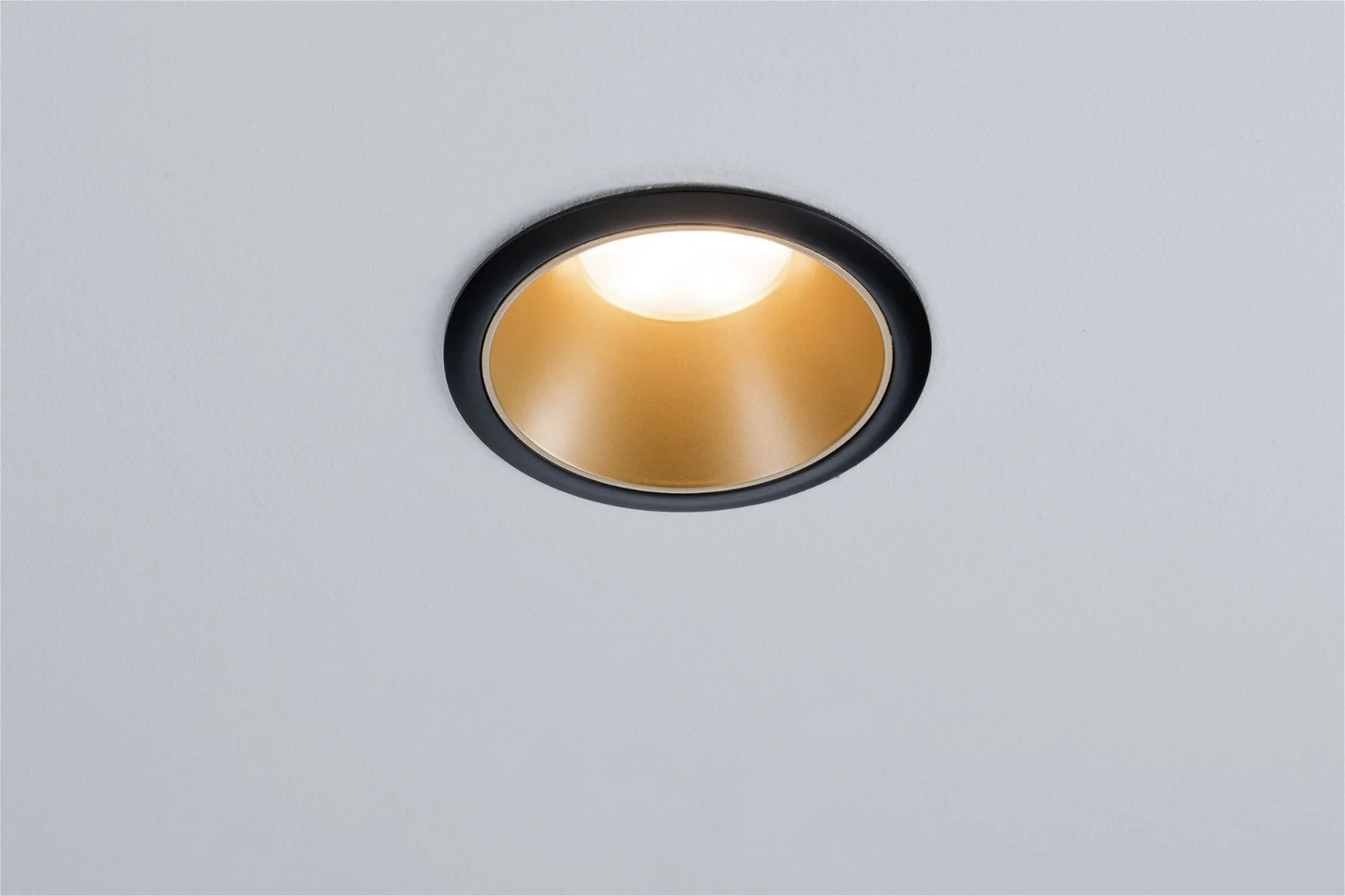 ĮMONTUOJAMAS ŠVIESTUVAS COLE 3 Įleidžiamas 2700K BLACK-GOLD DIM
