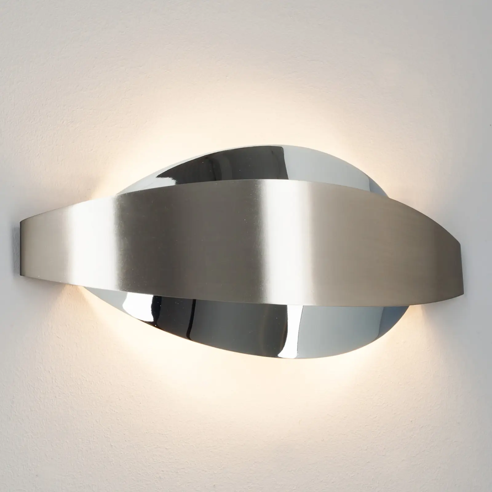LED sieninis šviestuvas Lonna su G9 LED chromu/nikeliu
