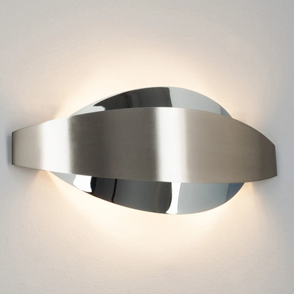 LED sieninis šviestuvas Lonna su G9 LED chromu/nikeliu