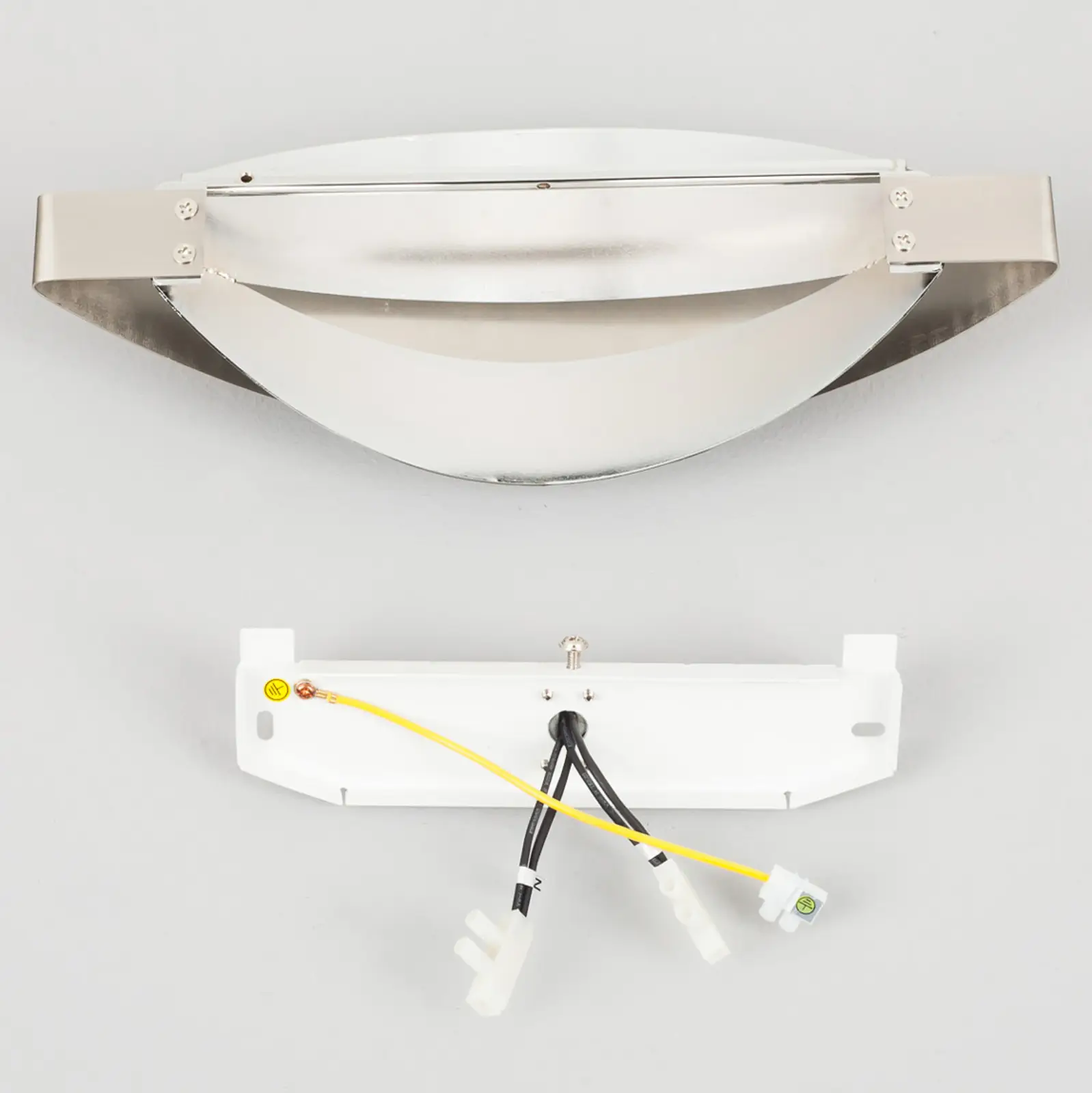 LED sieninis šviestuvas Lonna su G9 LED chromu/nikeliu