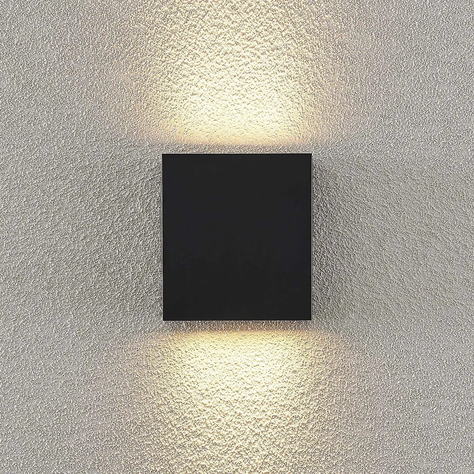 Lindby Ugar LED lauko sieninis šviestuvas, 13 cm aukštyn/žemyn