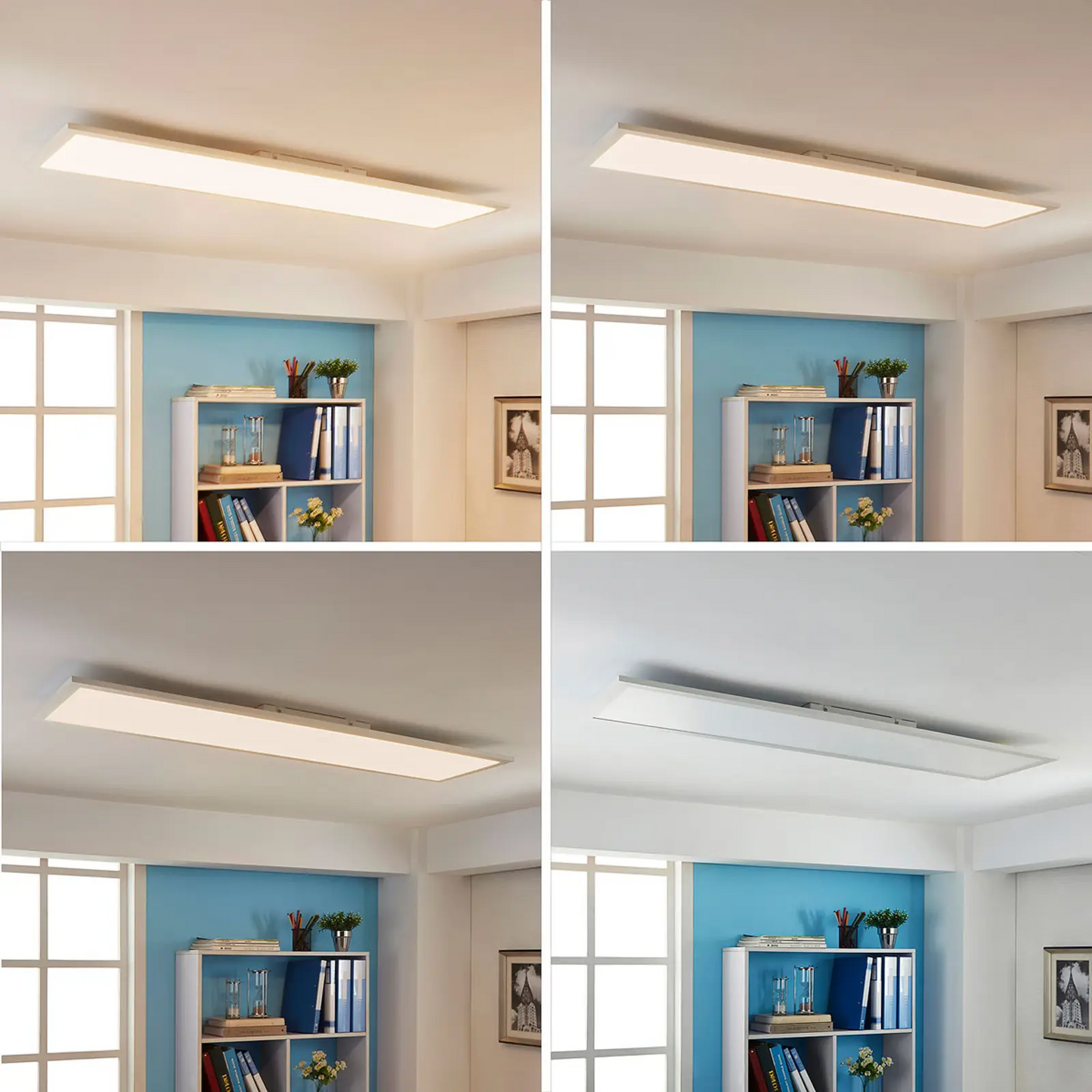 „Arcchio Enja“ LED skydelis, 119,5 cm x 29,5 cm