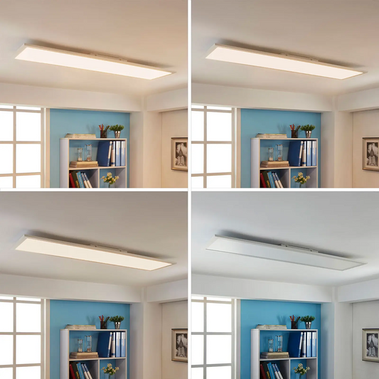 „Arcchio Enja“ LED skydelis, 119,5 cm x 29,5 cm
