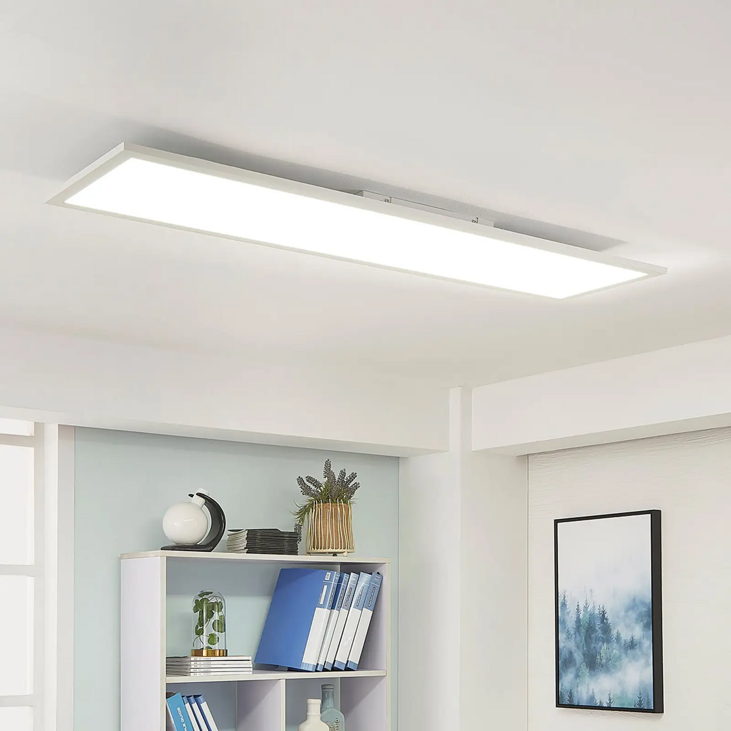 „Arcchio Lysander“ LED skydelis, CCT 119cm 36W, baltas