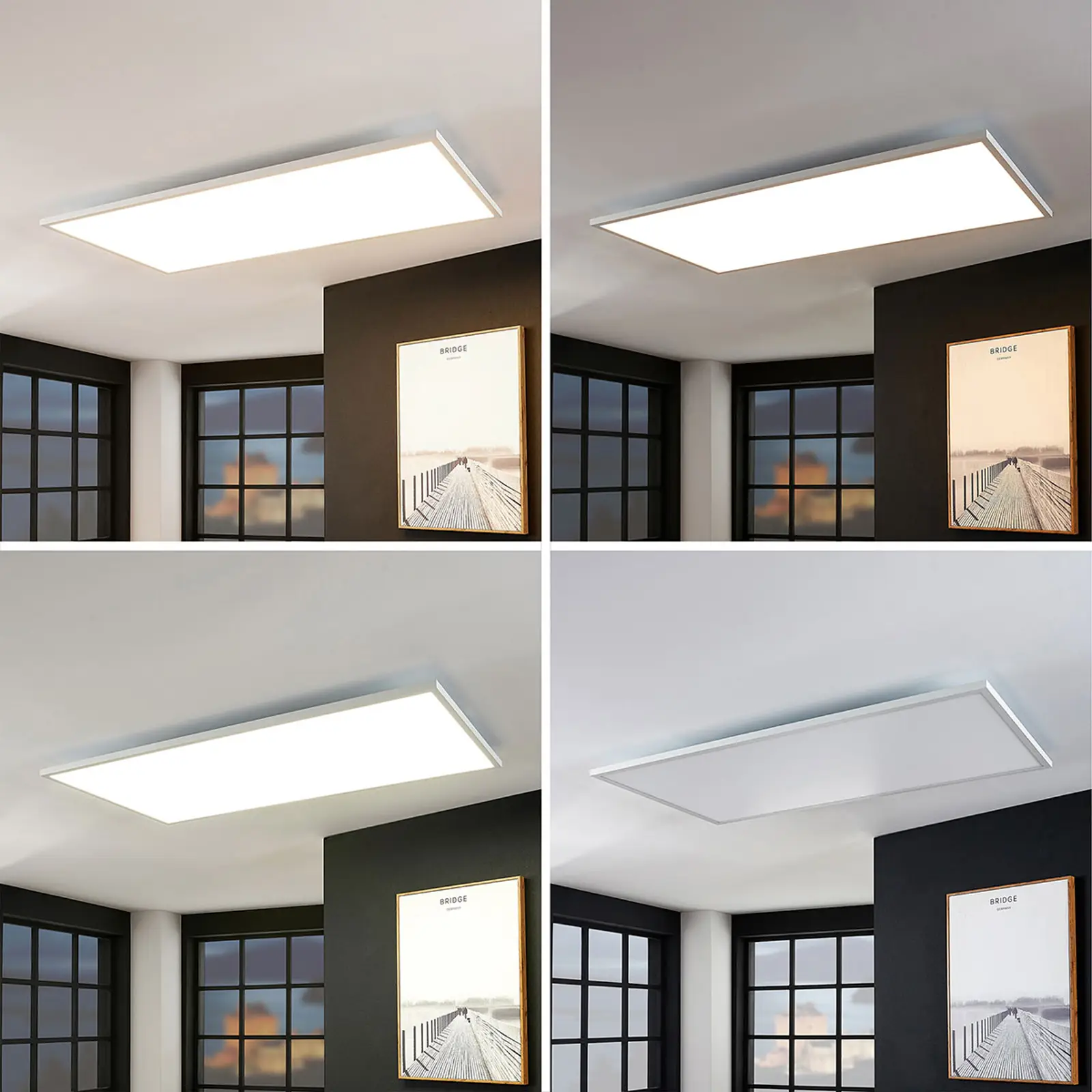 LED skydelis Brenda CCT nuotolinio valdymo pultas 59,5 x 119,5 cm