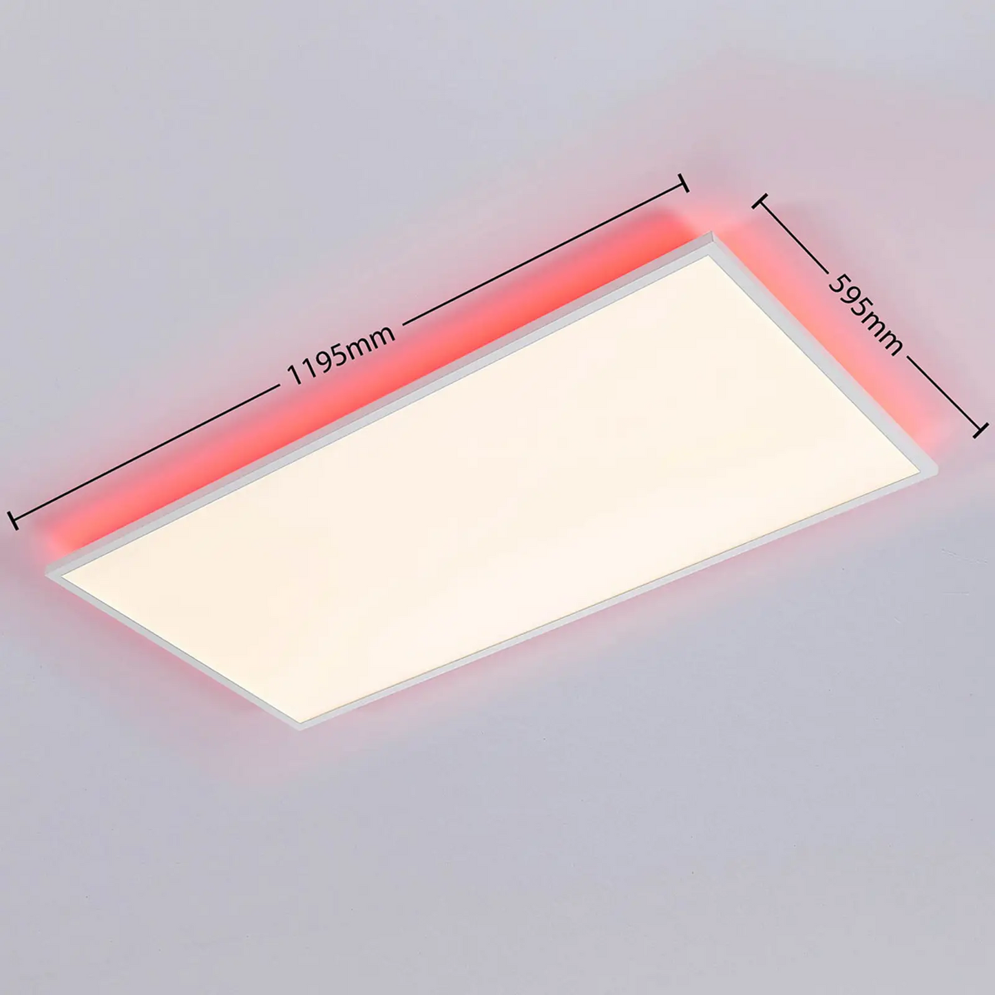 LED skydelis Brenda CCT nuotolinio valdymo pultas 59,5 x 119,5 cm