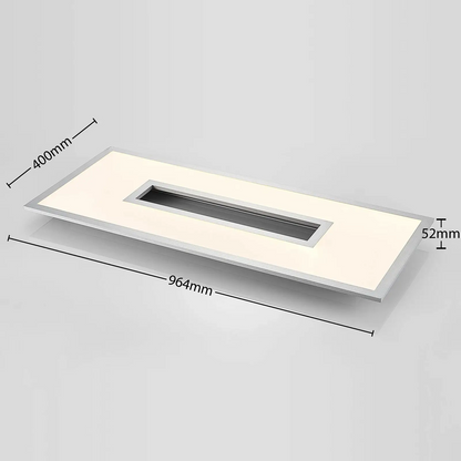 Durun LED lubinis šviestuvas, reguliuojamas, CCT, kvadratinis, 96 cm