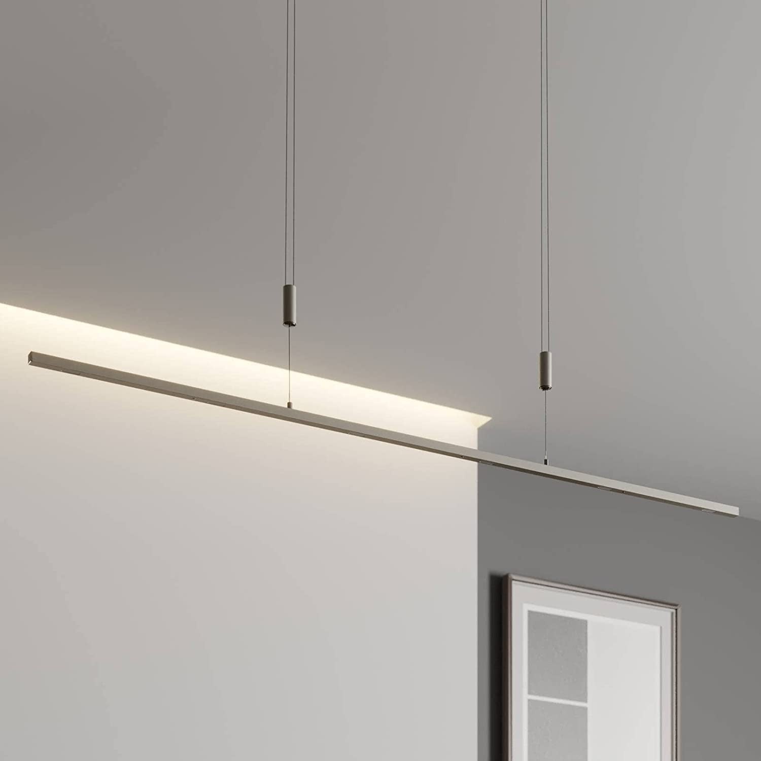 Reguliuojamo aukščio LED pakabinamas šviestuvas Tolu 140 cm