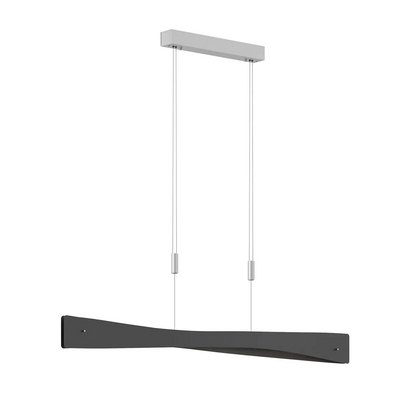 Lucande Lian LED pakabinamas šviestuvas, juodas, alu