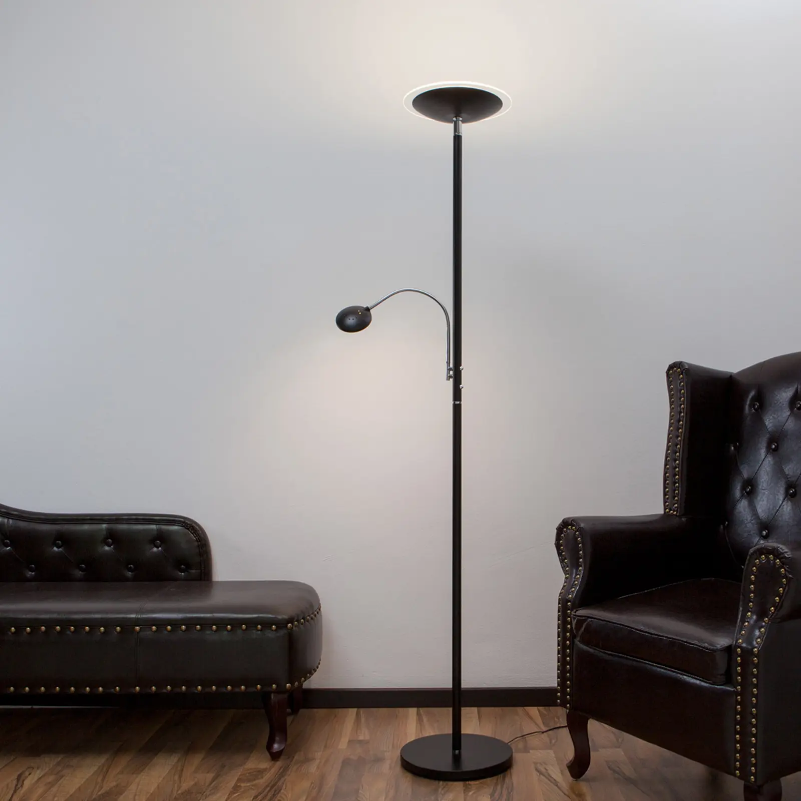 Toršeras Malea su LED + skaitymo rankena, juoda