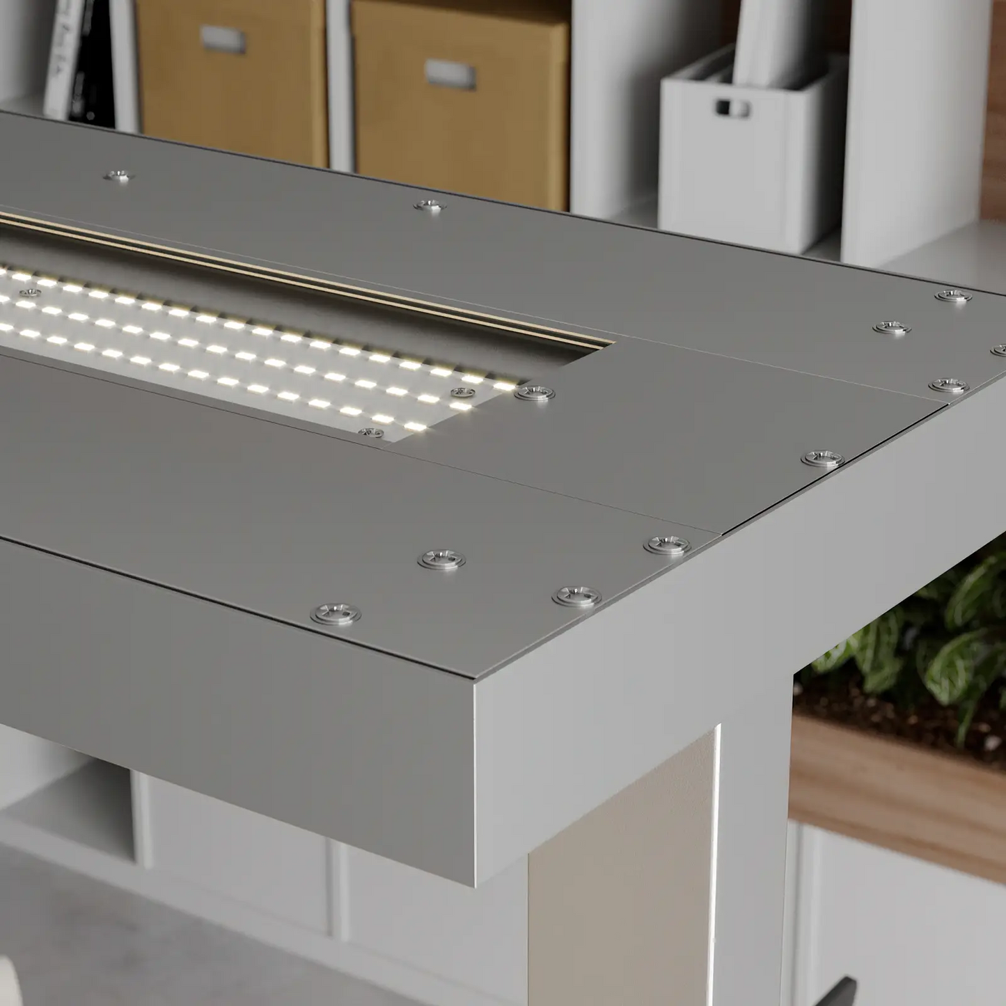 Pritemdoma Logan LED biuro toršeras, 4000 K