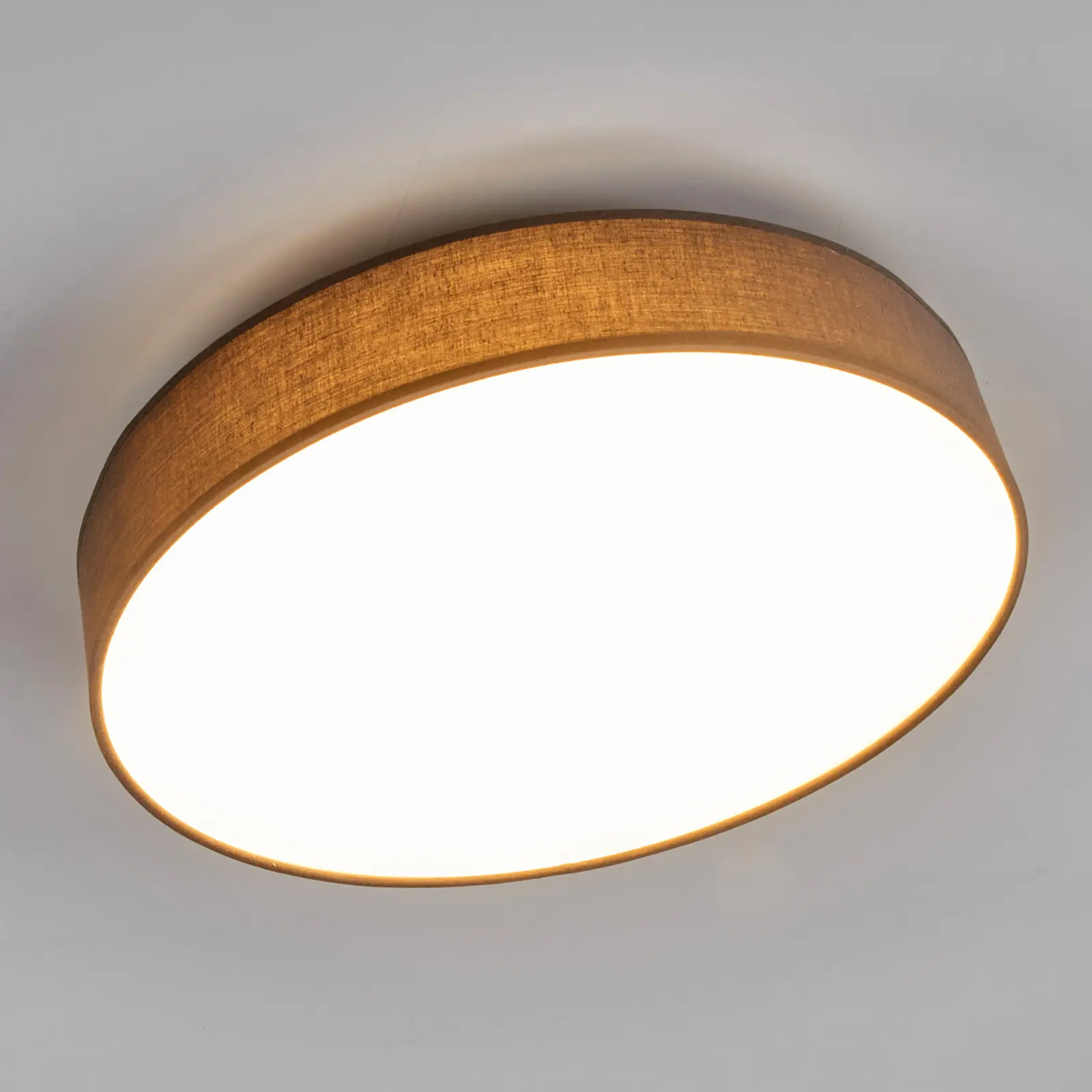 Saira LED audinio lubinis šviestuvas, 40 cm, pilkas