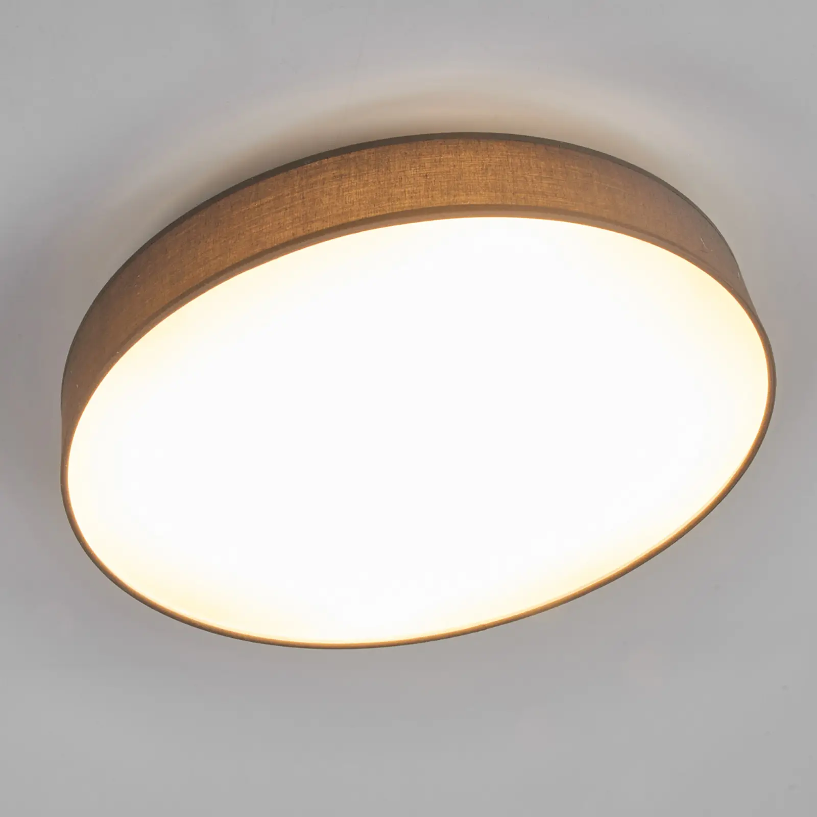 Saira LED audinio lubinis šviestuvas, 50 cm, pilkas