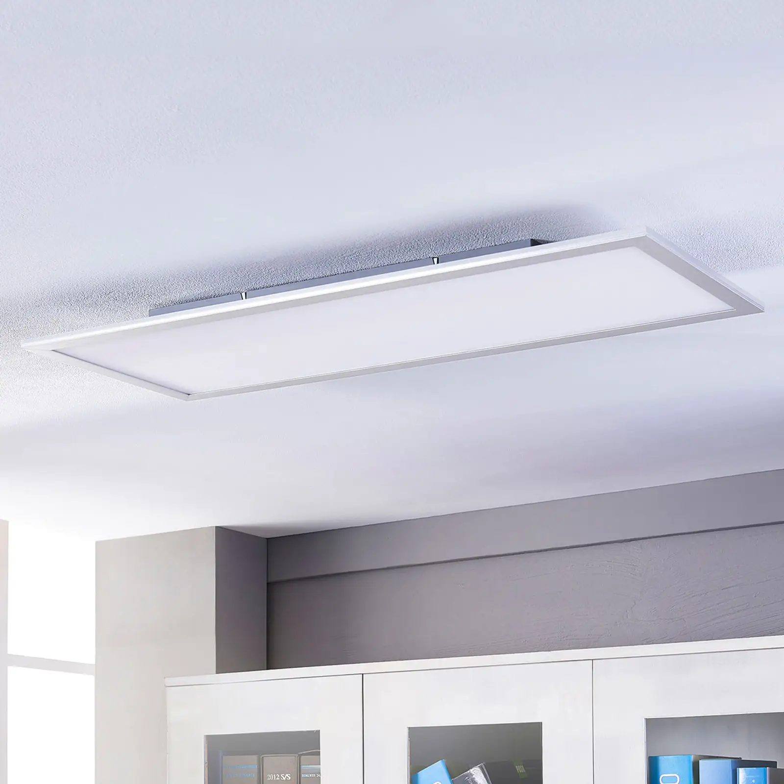Lindby Livel LED skydelis, 4000K, 120cm x 30cm