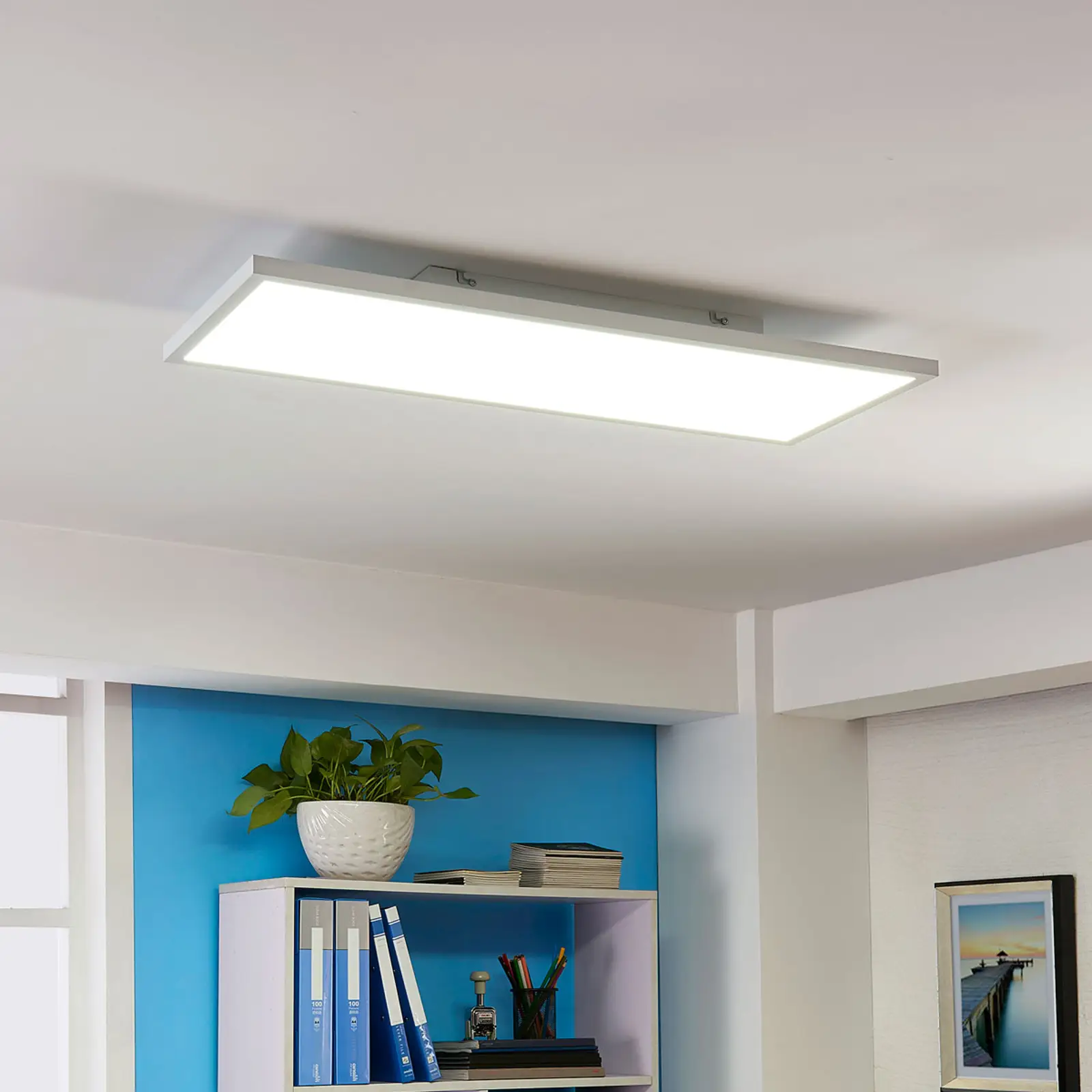 „Arcchio Philia“ LED skydelis, CCT, 80 cm x 29,5 cm
