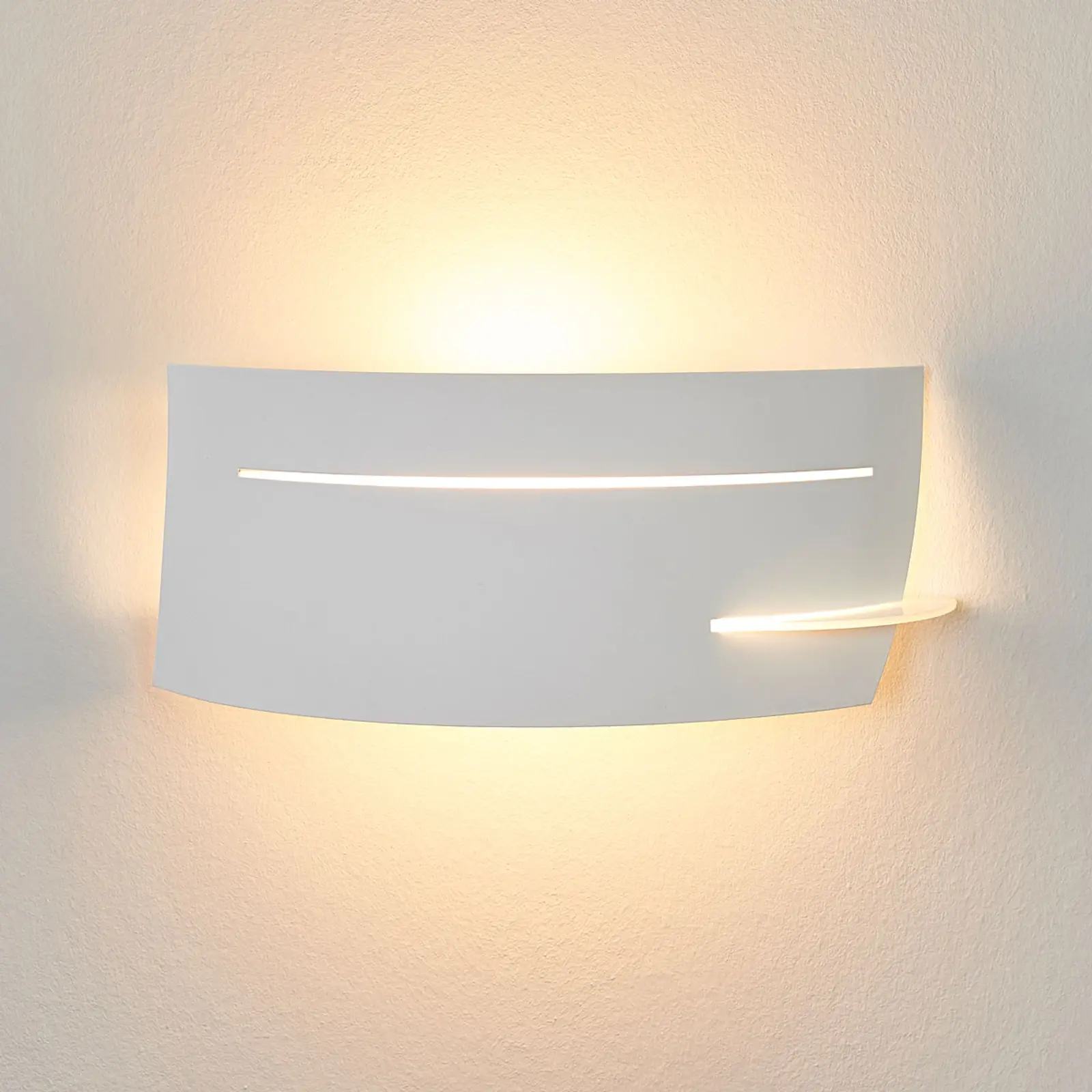 Keyron LED sieninis šviestuvas baltos spalvos