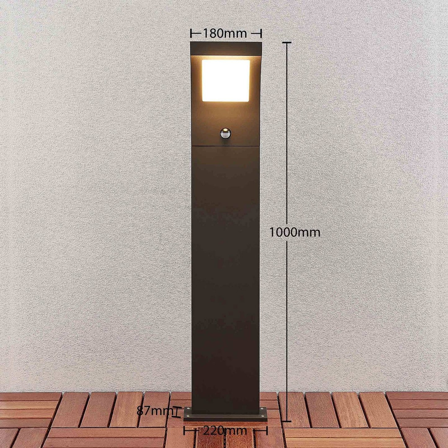 Archchio Advik LED kelio šviestuvas 100 cm su jutikliu