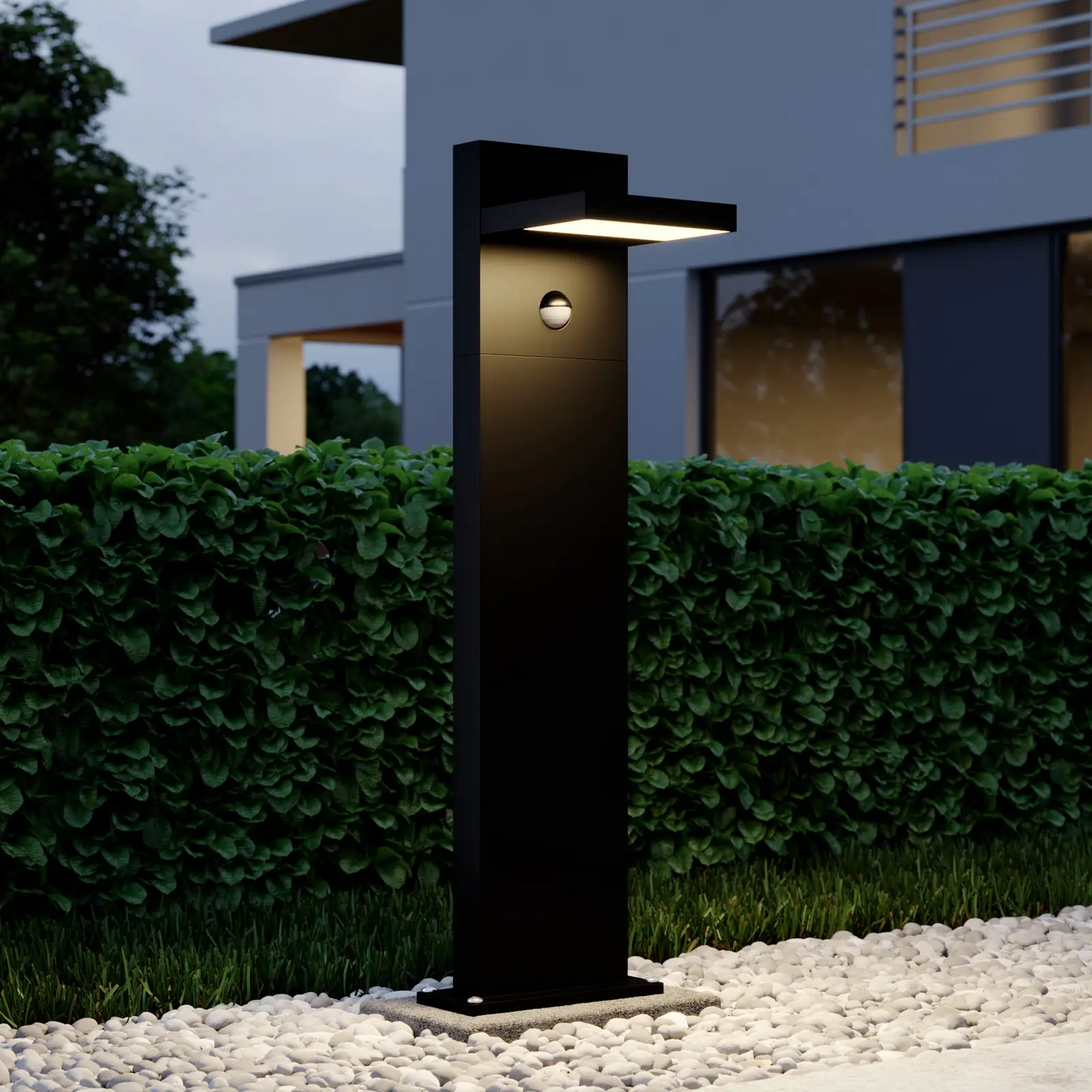 LED stulpelis Silvan, 65 cm, su jutikliu