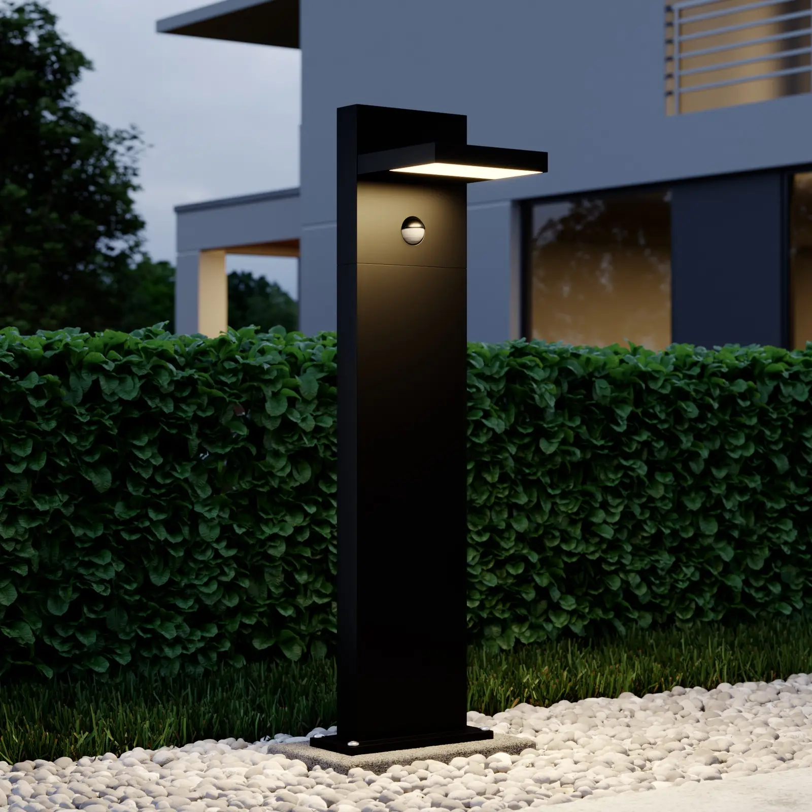 LED stulpelis Silvan, 65 cm, su jutikliu