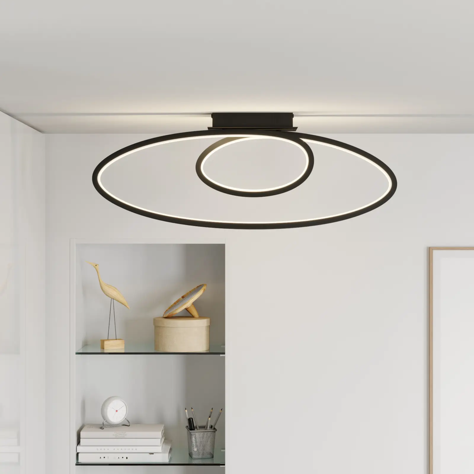 Lucande Bronwyn LED lubinis šviestuvas, 98 cm