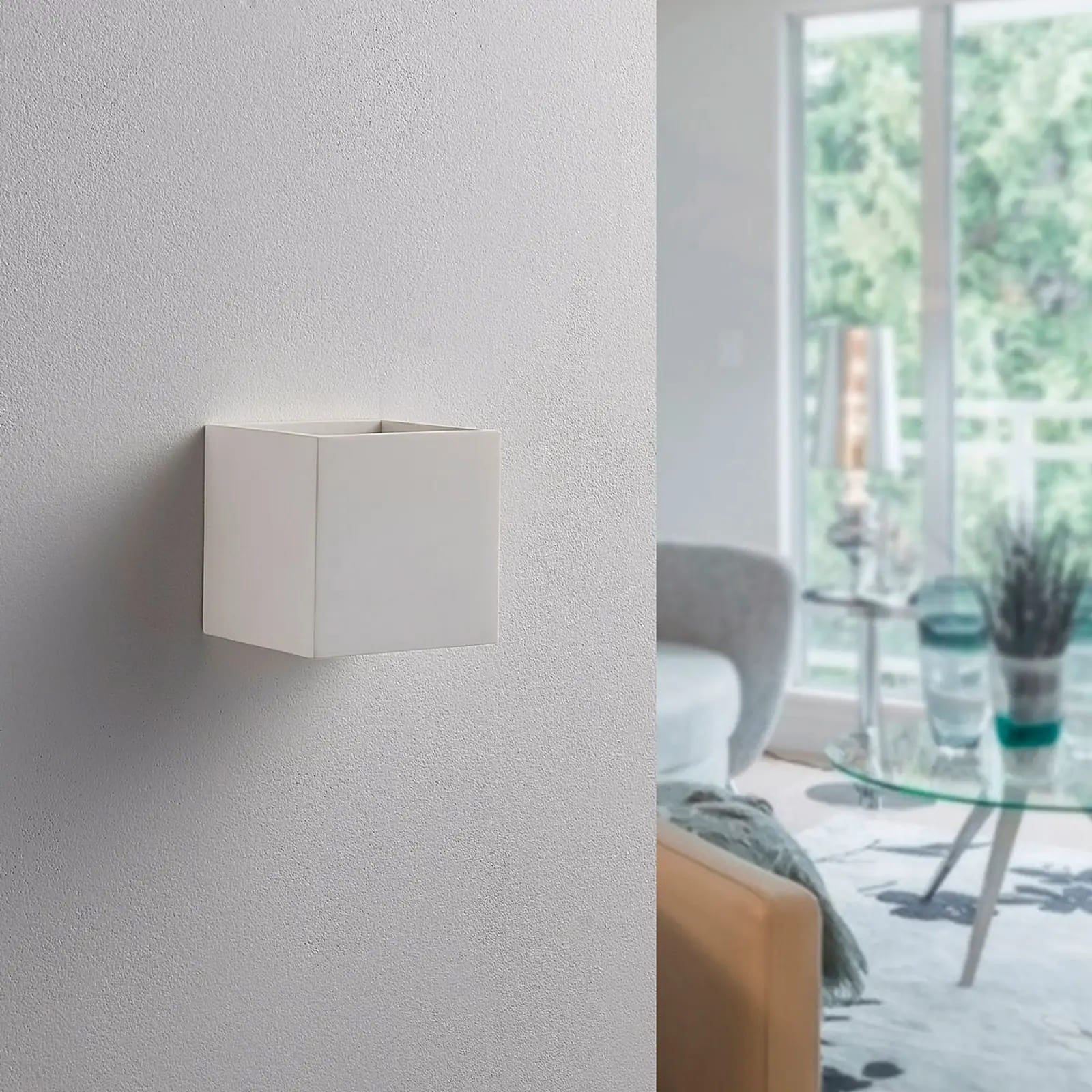 Kay LED gipso šviestuvas, šviečiantis aukštyn ir žemyn
