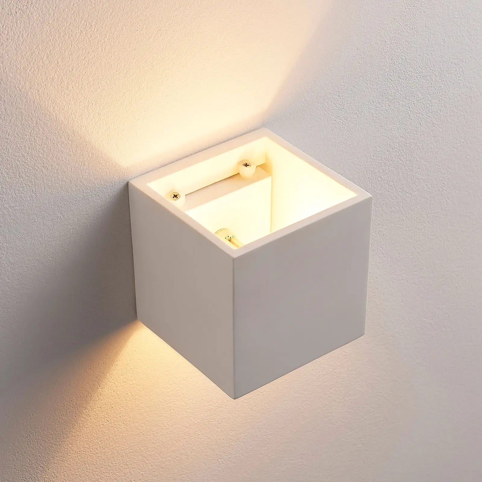 Kay LED gipso šviestuvas, šviečiantis aukštyn ir žemyn