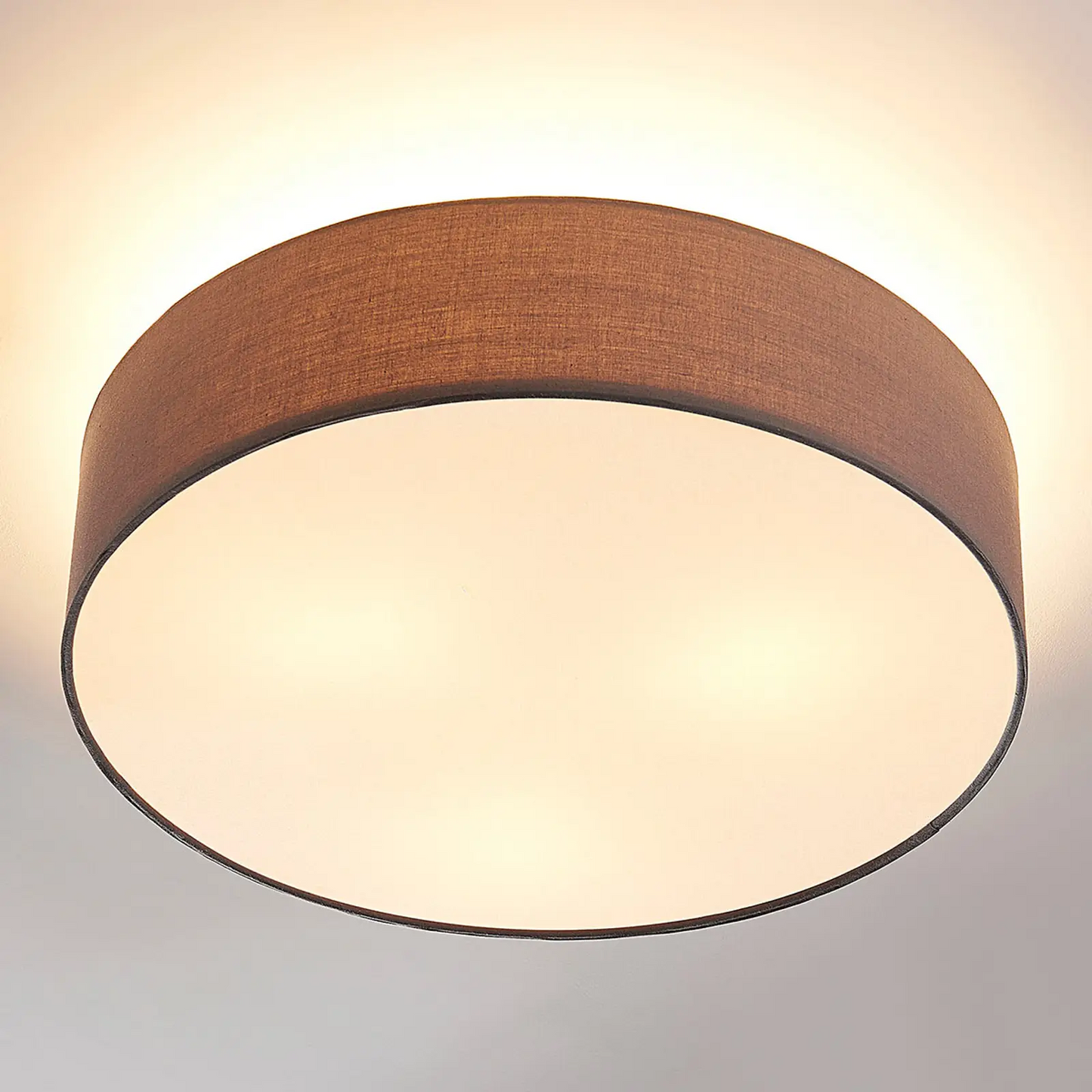 Lubinis šviestuvas Sebatin su E27 LED, 50 cm, pilkas