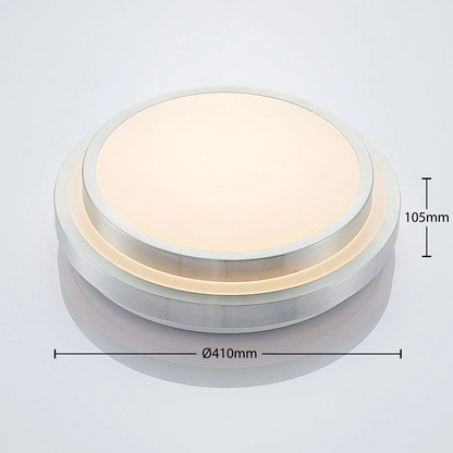 Lindby Naima LED aliuminio lubinis šviestuvas, apvalus, 41 cm