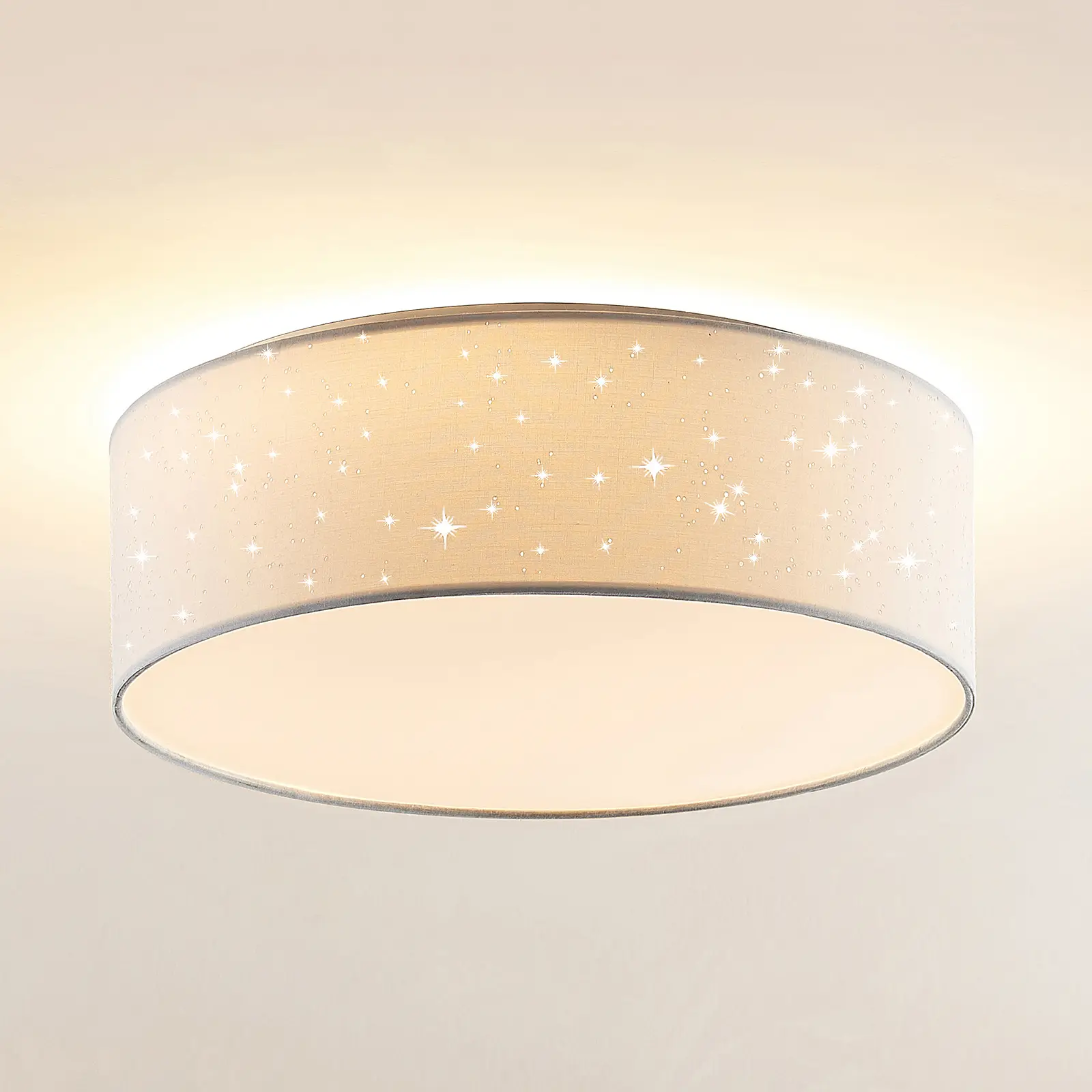 Lindby Ellamina LED lubinis šviestuvas, 40 cm, baltas
