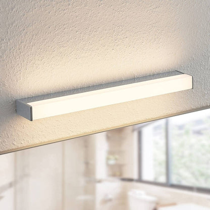 Archchio Djamal LED sieninis šviestuvas, IP44, chromas, 53 cm