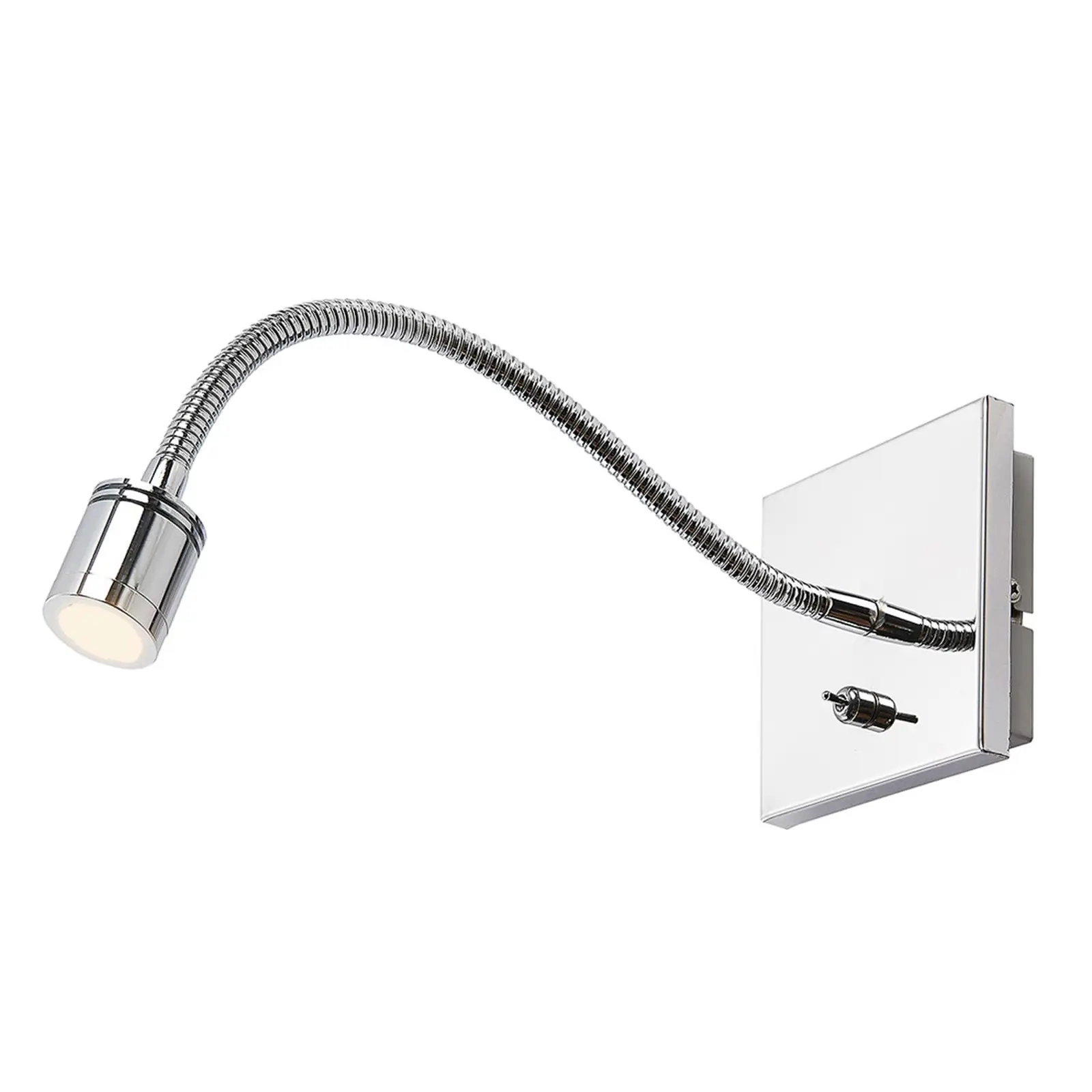 Chromuotas sieninis skaitymo šviestuvas Berfin, LED