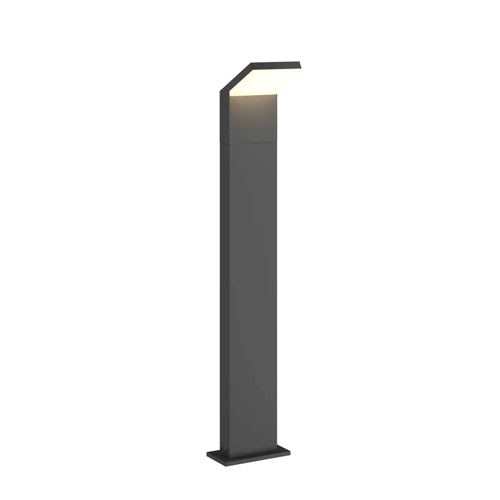 Yolena - grafito pilkos spalvos LED stulpelis, 100 cm