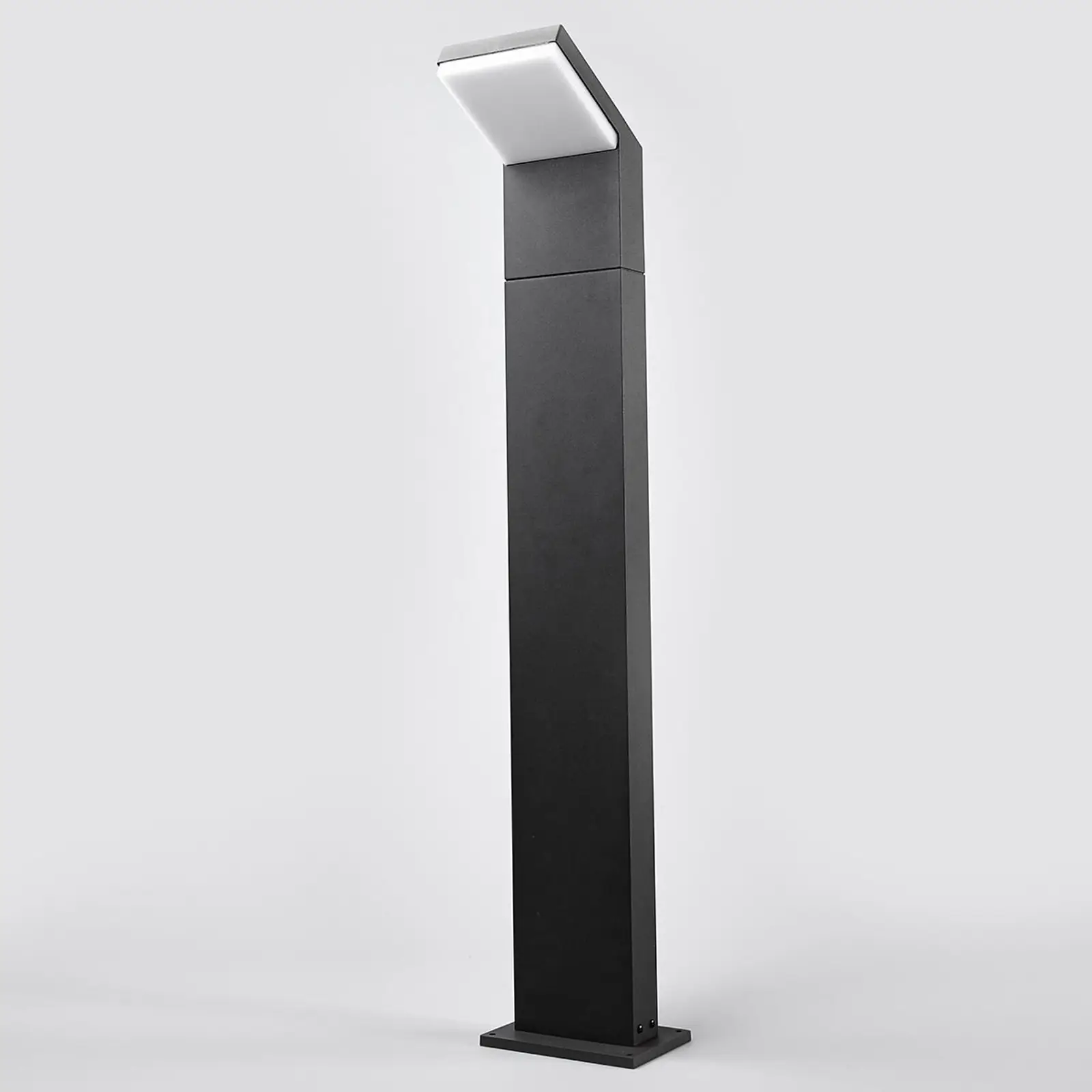 Yolena - grafito pilkos spalvos LED stulpelis, 100 cm