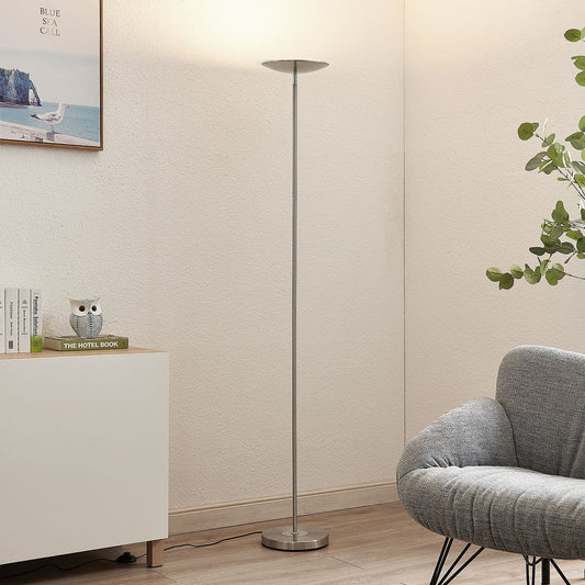Lindby Heliani LED toršeras, 1 lempa, chromas