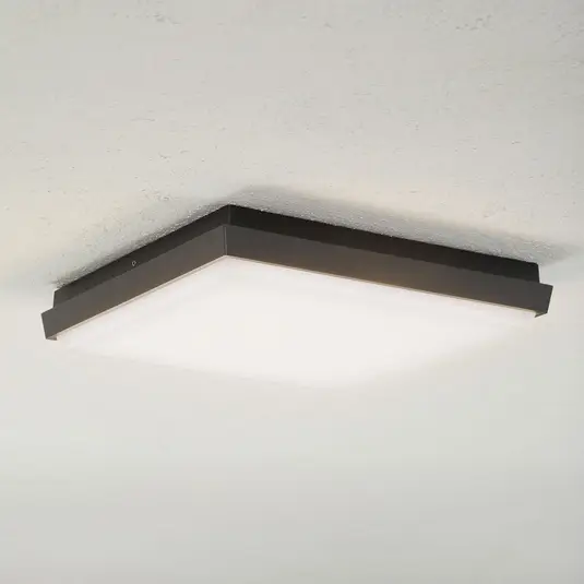 Lucande Amra LED lauko lubinis šviestuvas, kvadratinis 30 cm