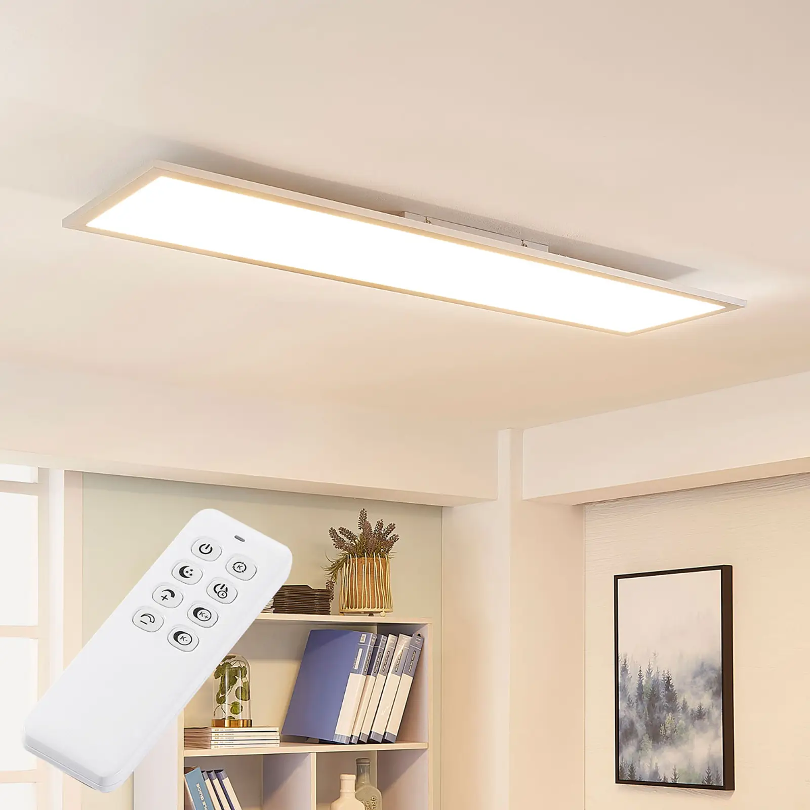„Arcchio Lysander“ LED panelė, CCT 119cm 58W, sidabrinė