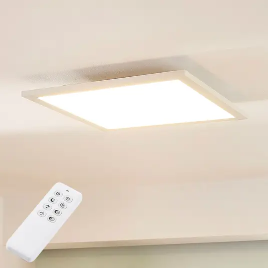 „Arcchio Lysander“ LED skydelis, CCT, 39 cm, baltas