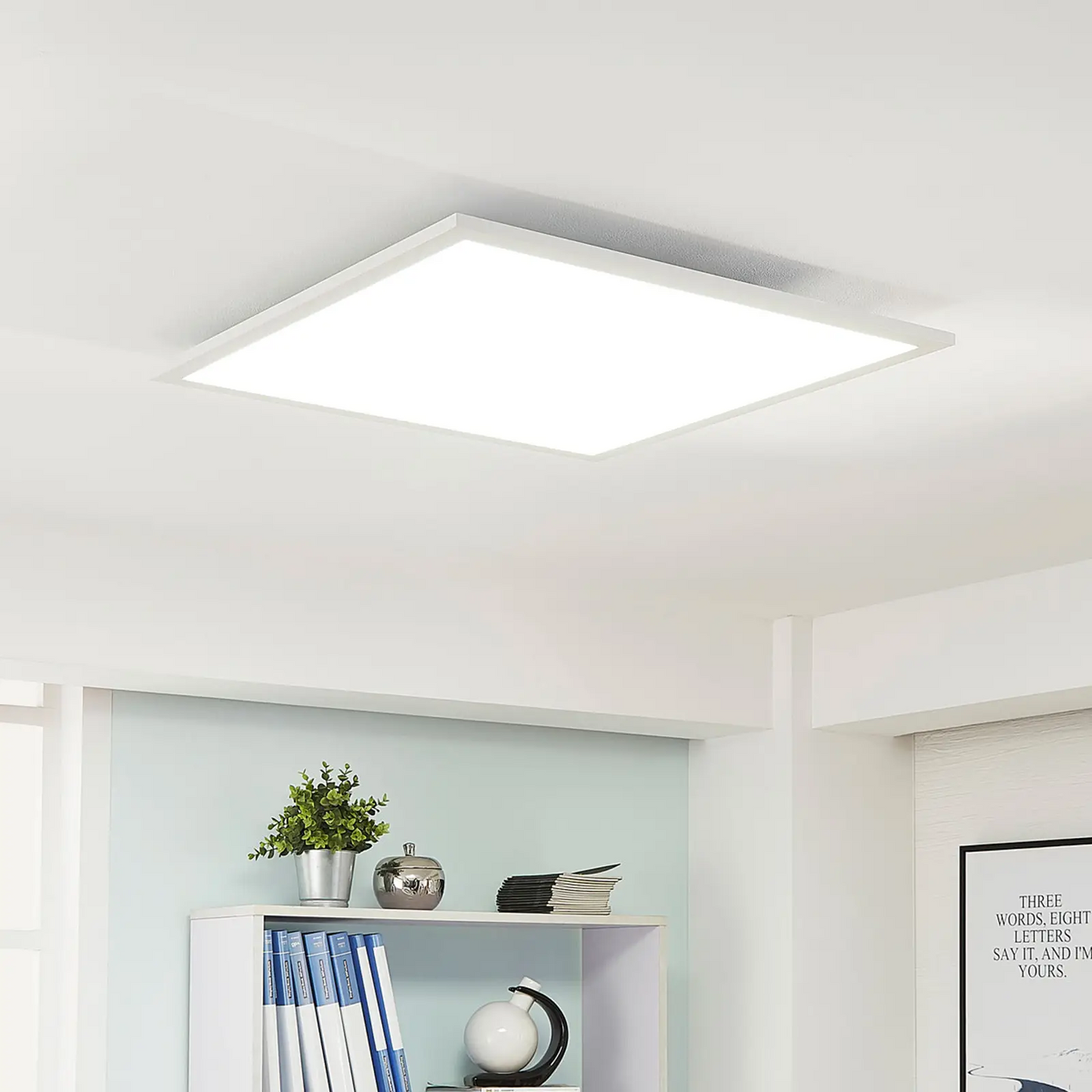 „Arcchio Lysander“ LED skydelis, CCT, 62 cm, baltas